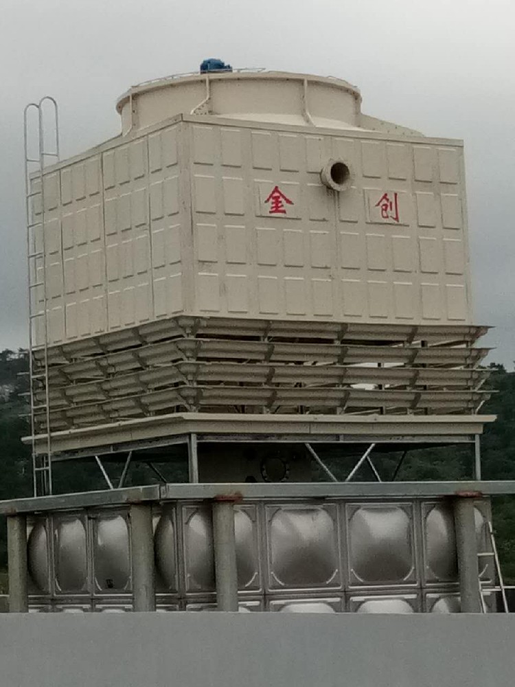 金创JCN系列河南郑州低噪音高温型玻璃钢逆流式方型冷却塔生产厂家
