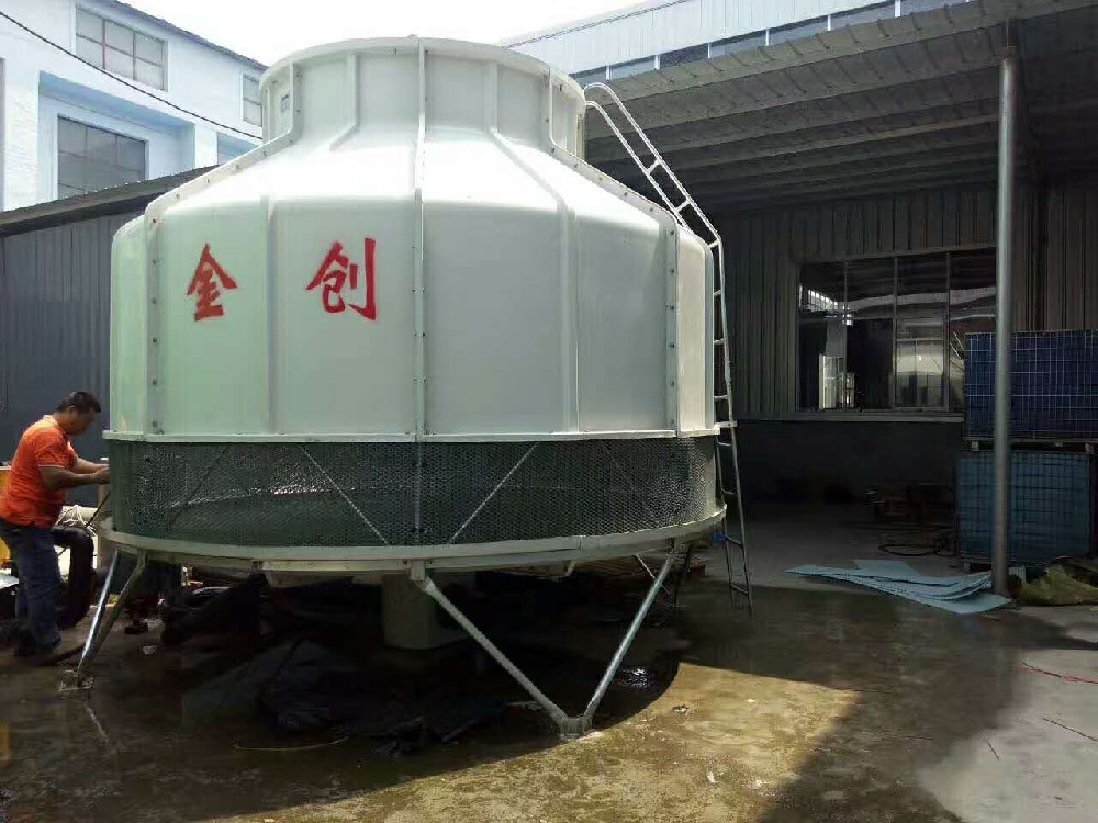 金创JCT系列玻璃钢逆流式圆型冷却塔河南郑州厂家直销